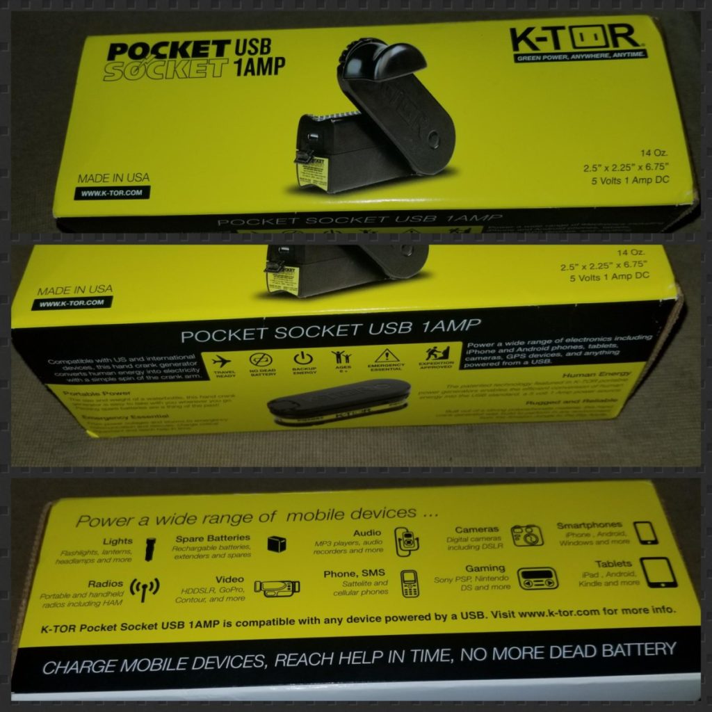 K-Tor hand crank generator