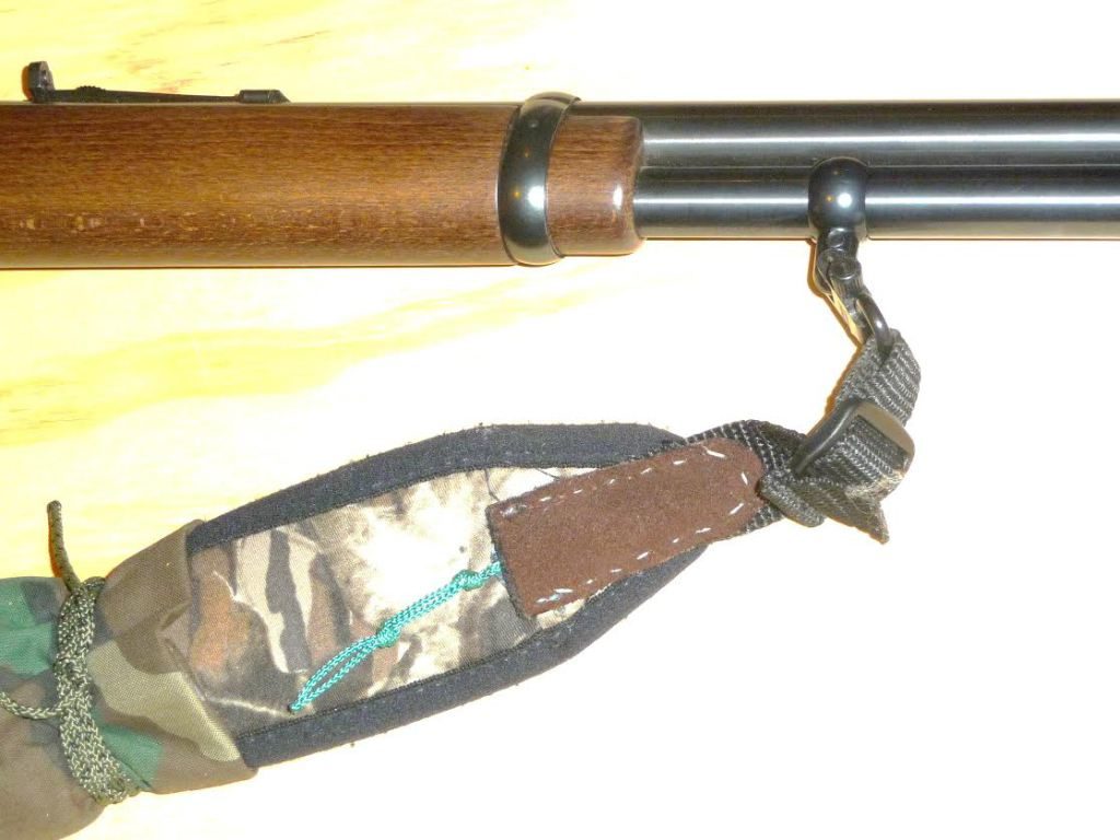 sling swivel on lever action rifle 